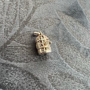 Links London bird in a cage charm “if you love someone set them free” engraving